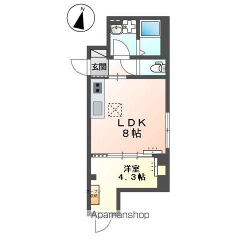 アコード・K(1LDK/1階)の間取り写真