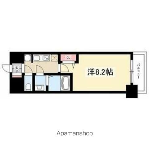 プレサンス上前津プレス(1K/11階)の間取り写真