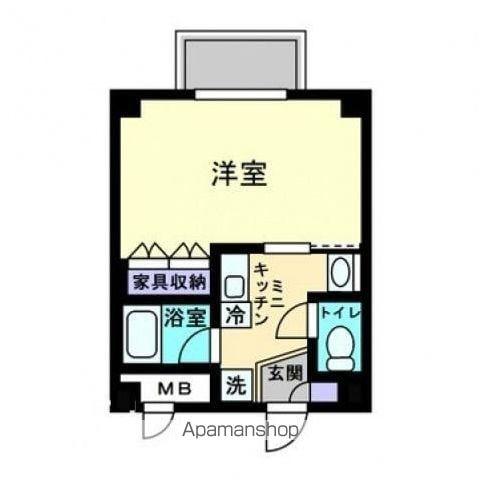 アルファコンフォート高松(1K/5階)の間取り写真