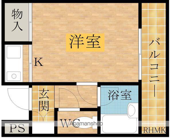 プレステージフジ久米田壱番館(1K/1階)の間取り写真