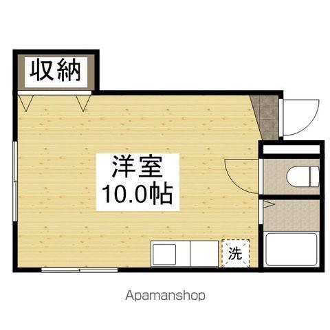 フレール津倉(ワンルーム/3階)の間取り写真