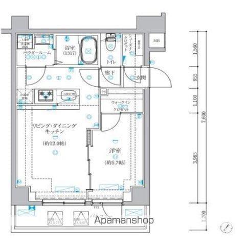 セジョリ押上(1LDK/4階)の間取り写真