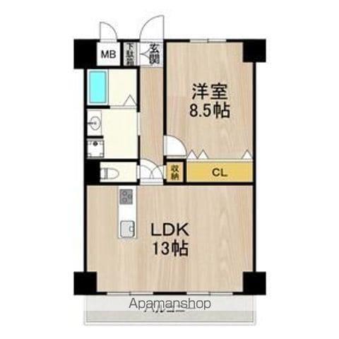 インプルーブ金山(1LDK/3階)の間取り写真