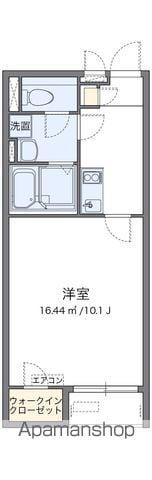 クレイノM アルカンシェル(1K/2階)の間取り写真