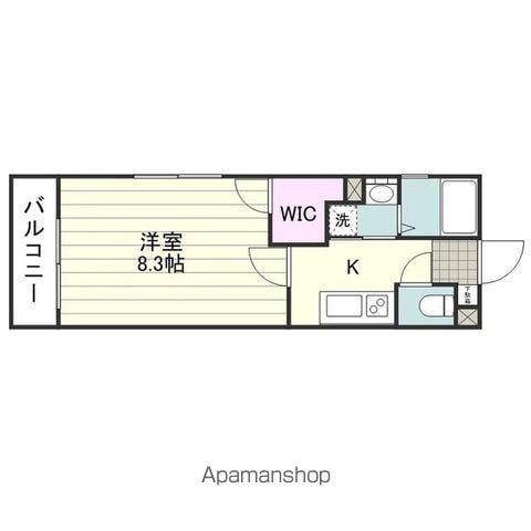 アーデルメゾン(1K/1階)の間取り写真