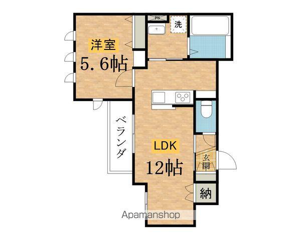 スプリングス八王子へーベルメゾン(1LDK/3階)の間取り写真