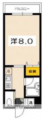 フリッシュ橋本(1K/4階)の間取り写真