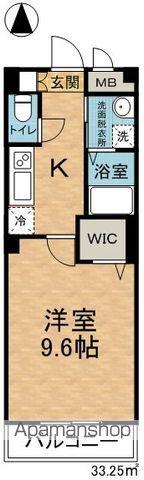 サンレジデンス陽(1K/2階)の間取り写真