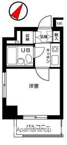 クリオ横浜平沼壱番館(1K/6階)の間取り写真