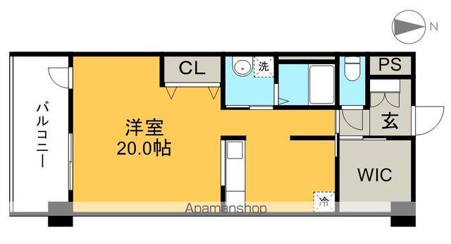 ドリームハウスしののめ(ワンルーム/4階)の間取り写真