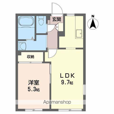 セント・アンドリュース(1LDK/1階)の間取り写真