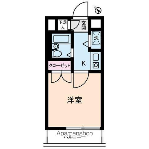 ダイホープラザ大塚2(1K/4階)の間取り写真