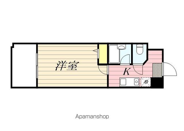 メゾンド・プレザージュ(1K/4階)の間取り写真