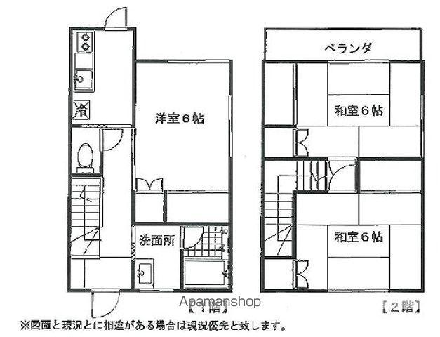 カミスコーポ(3K)の間取り写真