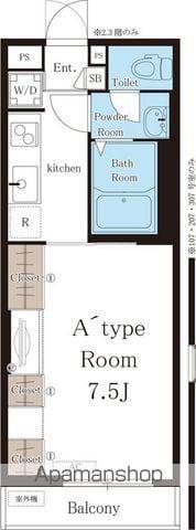 リブリ・MYU市原(1K/3階)の間取り写真