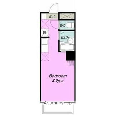 一番町ヒューマンビル(ワンルーム/6階)の間取り写真