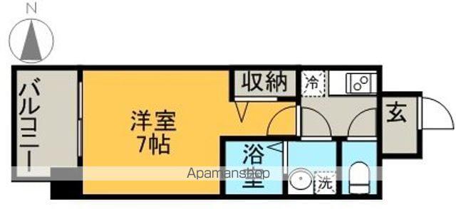 プレサンス名古屋STATIONキュオル(1K/12階)の間取り写真