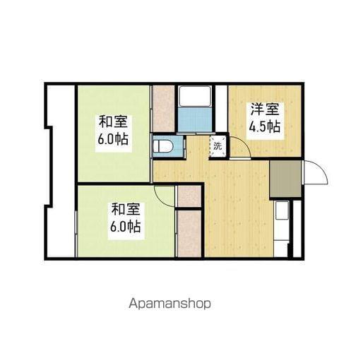 酒井ビル(3DK/3階)の間取り写真