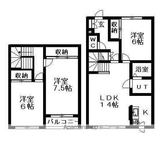 ルミエール菊水上町(3LDK)の間取り写真