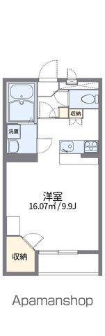 レオパレス檀田C(1K/2階)の間取り写真