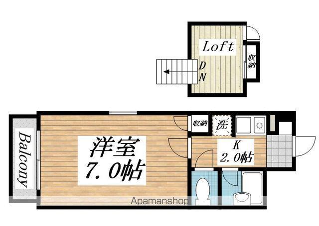 PLイースト医生ヶ丘2(1K/4階)の間取り写真