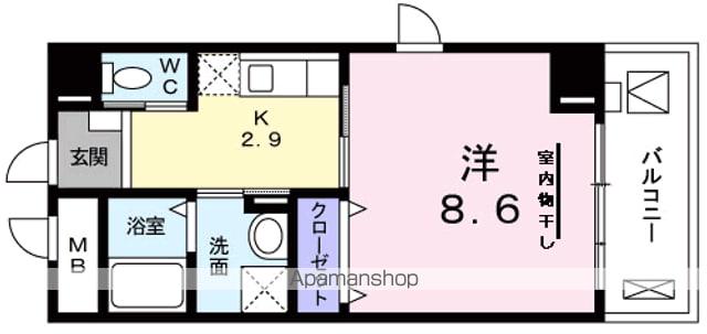 グラン サージュ コヤス 2階階 間取り