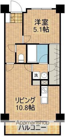ANMUTO RUE(1LDK/1階)の間取り写真