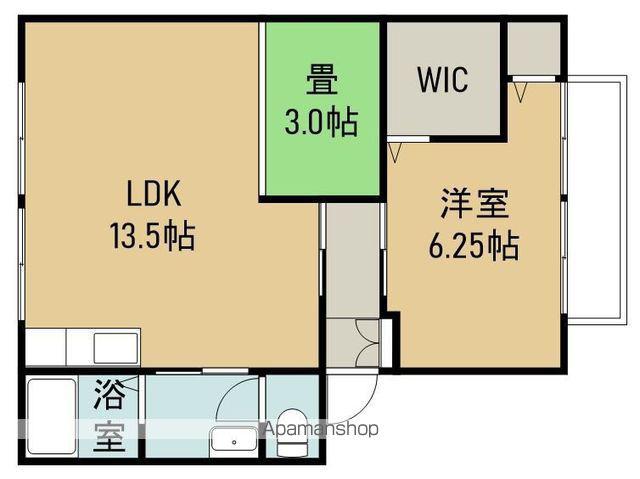 ハイツサンライフ(1SLDK/2階)の間取り写真