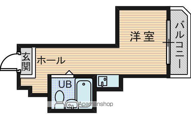 プレアール下新庄Ⅲ(ワンルーム/5階)の間取り写真