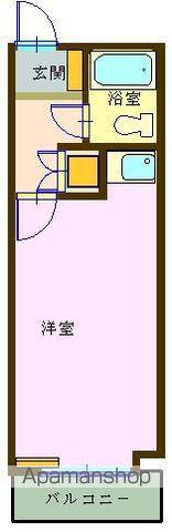 ライオンズマンション仲間町壱番館(ワンルーム/3階)の間取り写真