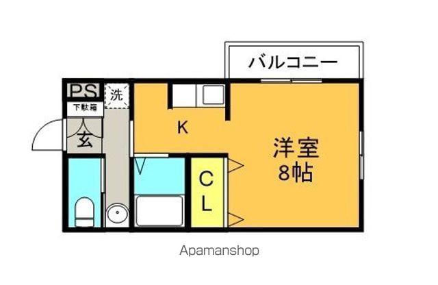 第3鈴江マンション(1K/1階)の間取り写真