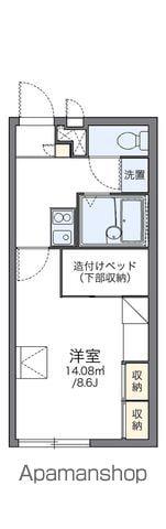 レオパレスAPFEL(1K/2階)の間取り写真