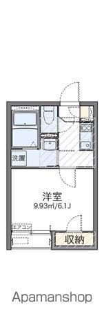 レオネクストカーサレフィナード(1K/2階)の間取り写真