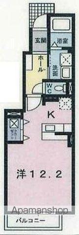 レジェンドA(ワンルーム/1階)の間取り写真