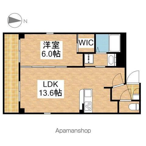 AXISSAKAE5(1LDK/6階)の間取り写真