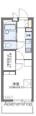 レオパレス広白岳(1K/3階)の間取り写真