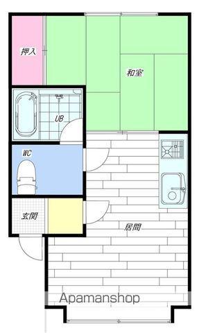 シーゲルハイムNO1(1LDK/1階)の間取り写真