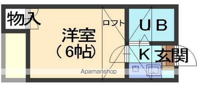 グリンピュア古川C棟(1K/2階)の間取り写真