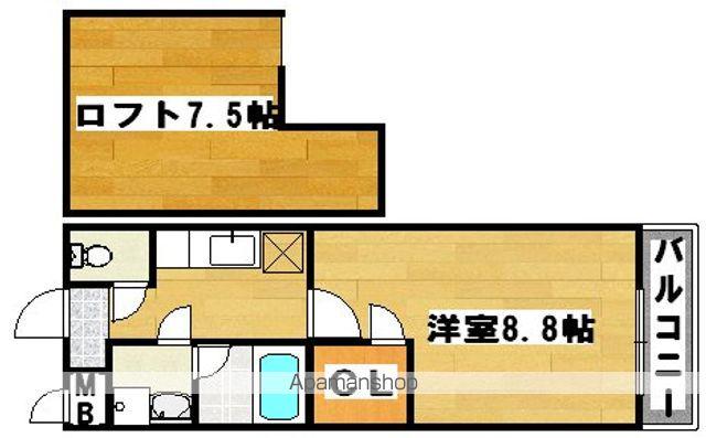 モンテ・リベール22(1K/2階)の間取り写真