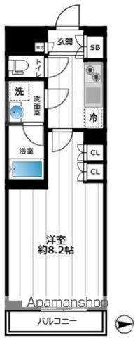 イアース小竹向原(1K/2階)の間取り写真