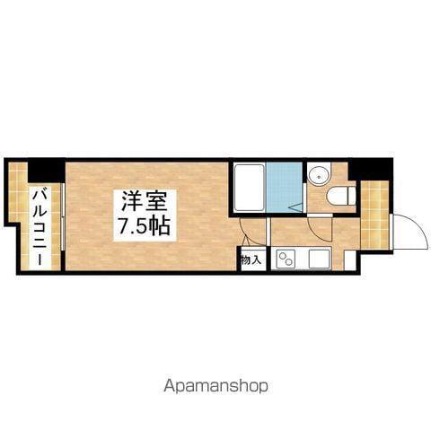 エコロジー鶴舞レジデンス(1K/4階)の間取り写真