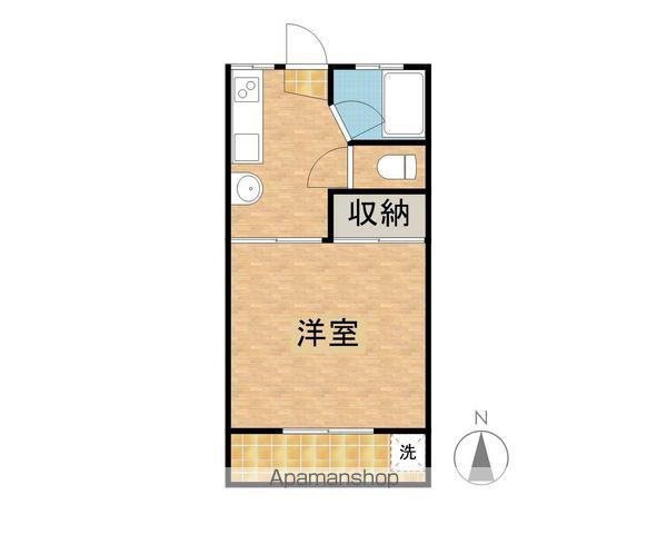 山口コーポ(1K/2階)の間取り写真