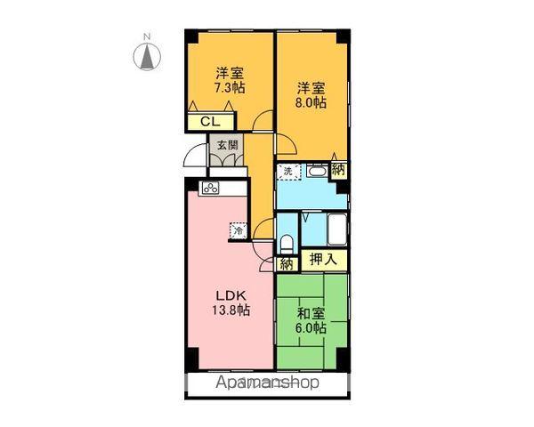 EZサイト(3LDK/2階)の間取り写真