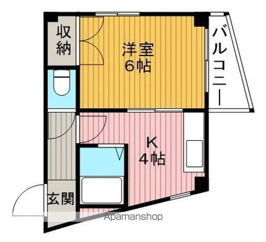 ピアメゾン柴原(1K/3階)の間取り写真