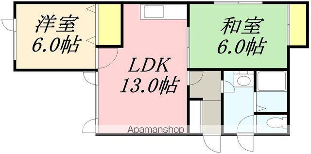 ホーメストPL(2LDK/2階)の間取り写真