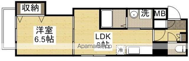 はるなガーデン(1LDK/7階)の間取り写真