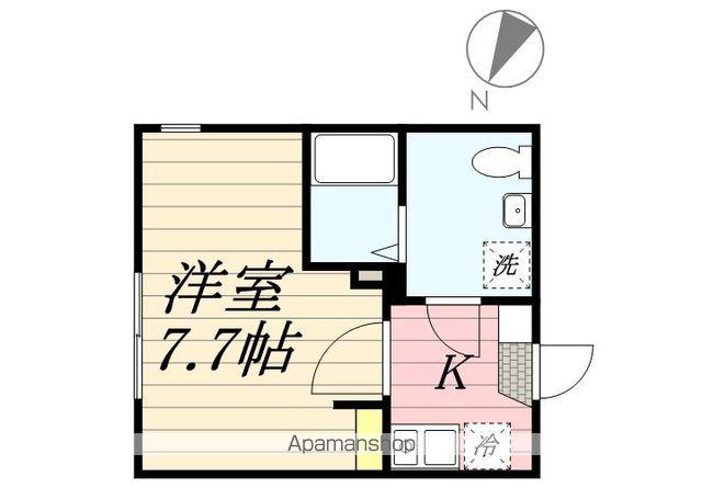 プランドール吉野町(1K/3階)の間取り写真