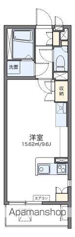 レオネクストADAMANTⅢ(ワンルーム/1階)の間取り写真