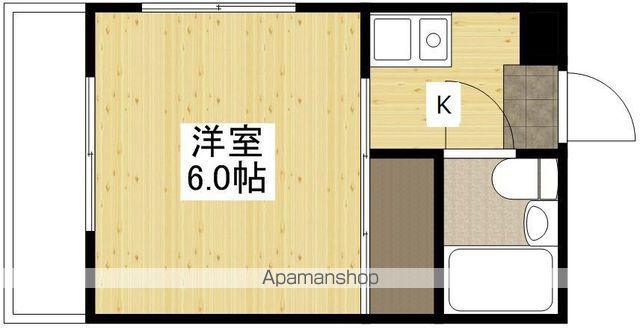 ヴェルMIYAKE(1K/3階)の間取り写真