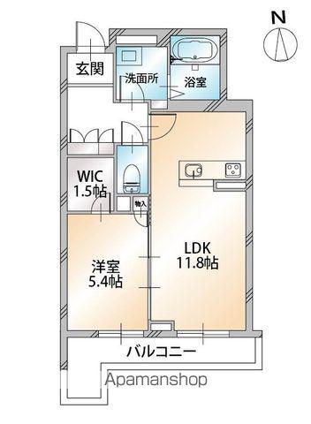 BEL LAPIS(1LDK/3階)の間取り写真